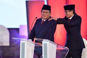 Prabowo Tak Dampingi Sandi Debat