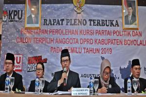 KPU Boyolali Usulkan Pelantikan Anggota DPRD Boyolali 2019