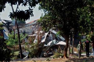 Diduga Akibat Suhu Panas, Gudang Mako Brimob di Semarang Meledak