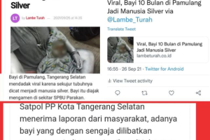 Kemensos Jemput Ibu dan ‘Bayi Silver’ Viral di Tangerang
