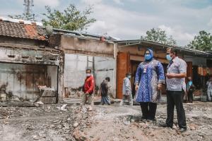 Pasar Janglot Sragen Terbakar, Bupati: Kami Secepatnya Bangun Pasar Darurat