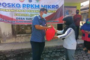 Nihil Kasus, Pemkab Semarang Tetap Bagikan Ribuan Bantuan Sembako
