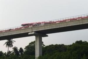 Polisi: Tabrakan LRT di Cibubur Kecelakaan Kerja