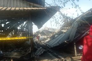 Ratusan Kios Pedagang Relokasi Pasar Johar Terbakar