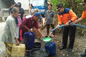 BPBD Klaten Gerak Cepat Tangani Macetnya Pasokan Air di Kecamatan Karanganom
