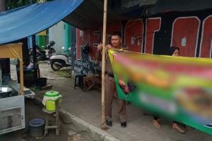 Gelar Dagangan di Trotoar, Satpol PP Pemalang Tertibkan PKL di Sejumlah Titik