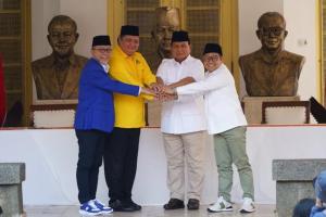 Golkar dan PAN Deklarasi Gabung Koalisi Dukung Prabowo Pilpres 2024