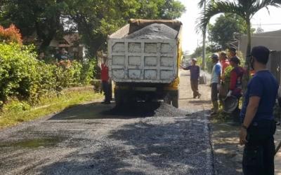 DPUTR Pemalang Selesaikan Pengaspalan Jalan Bantarbolang-Kalitorong