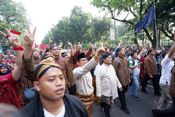 Upaya Prabowo-Sandi Taklukan 'Kandang Banteng'