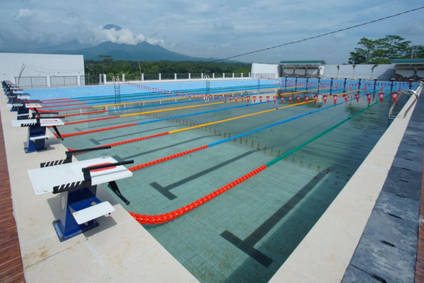 Proyek Kolam Renang Pusat Olahraga Sanden Magelang Selesai