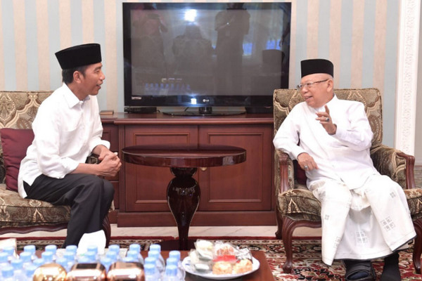 Ma'ruf Amin Enggan Pusingkan Gelar Cak Jancuk Jokowi