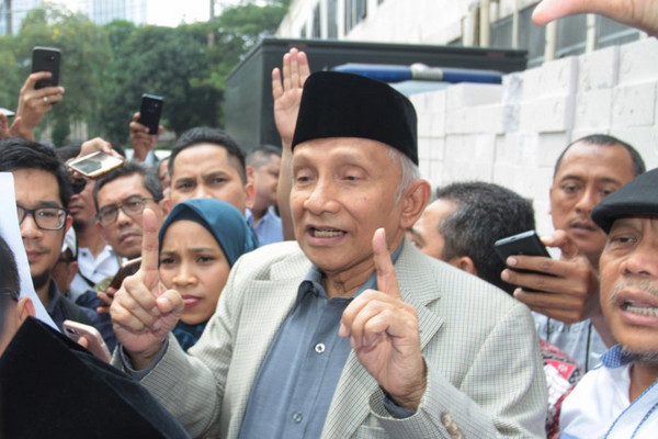 Slamet Maarif Diperiksa, Amien Rais: Jokowi Maunya Apa?