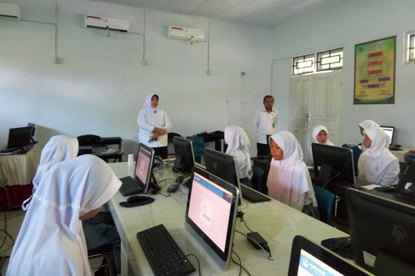 SMA Muhammadiyah 2 Semarang Laksanakan UNBK Susulan