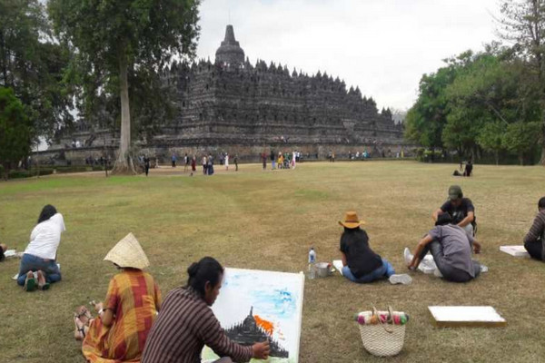 Balai Konservasi Borobudur Gelar Acara Melukis Bersama 