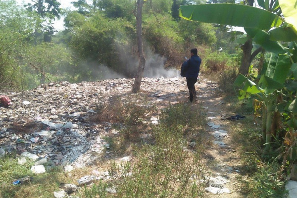 Sungai Gemuling Klaten Dipenuhi Sampah