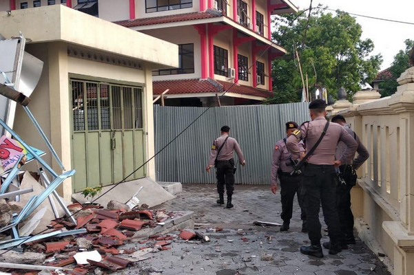 Polisi Belum Usut Ambruknya Atap Dukcapil Klaten