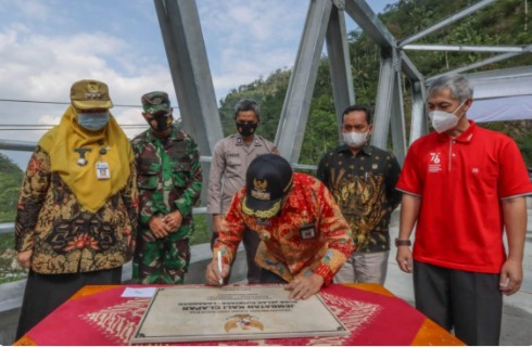 Jembatan Plipiran Banjarnegara Senilai Rp6,7 Miliar Mulai Beroperasi