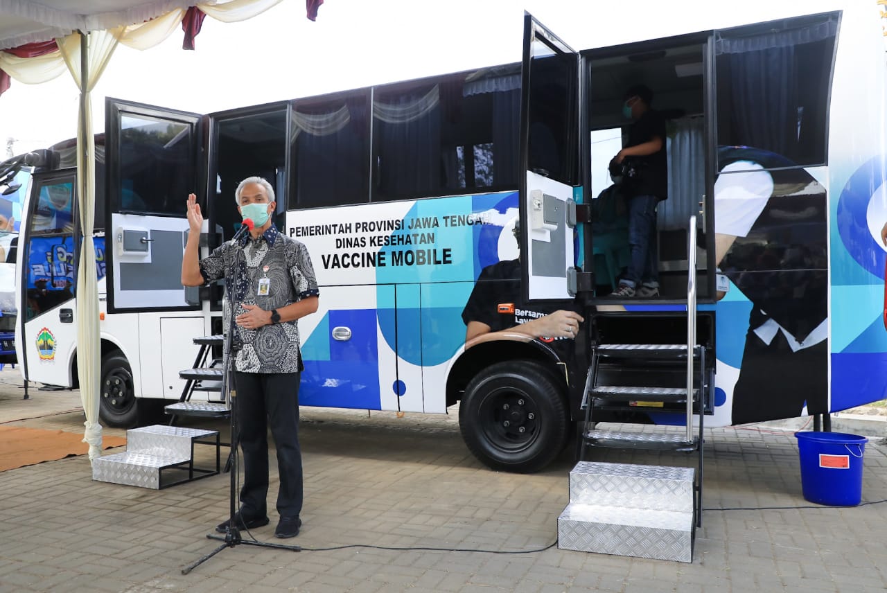 Bus Vaksin Jateng Siap Jangkau Vaksinasi Daerah