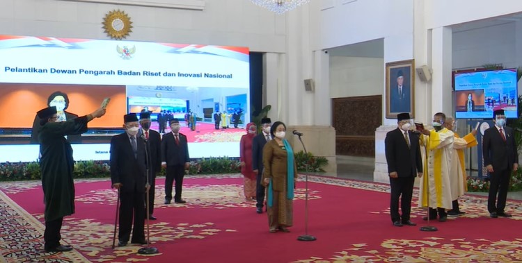 Megawati Resmi Jabat Ketua Dewan Pengarah BRIN