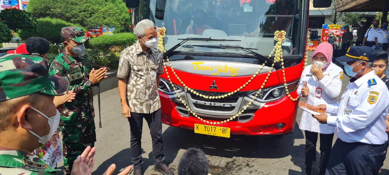 Bus Trans Jateng Semarang-Grobogan Diluncurkan, Prioritaskan Buruh dan Pelajar