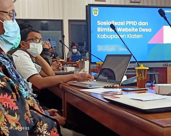 Pemkab Klaten Buatkan Website Gratis untuk Ratusan Desa