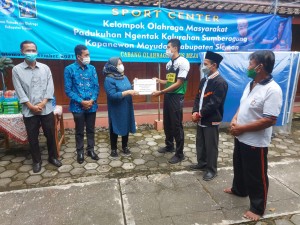 Dukung Sport Center di Desa, Pemkab Sleman Serahkan Bantuan Peralatan Tenis Meja