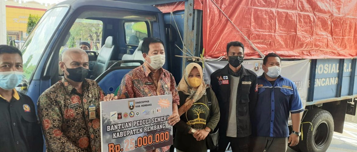 ASN Pemkab Rembang Kirim Bantuan untuk Korban Bencana Semeru