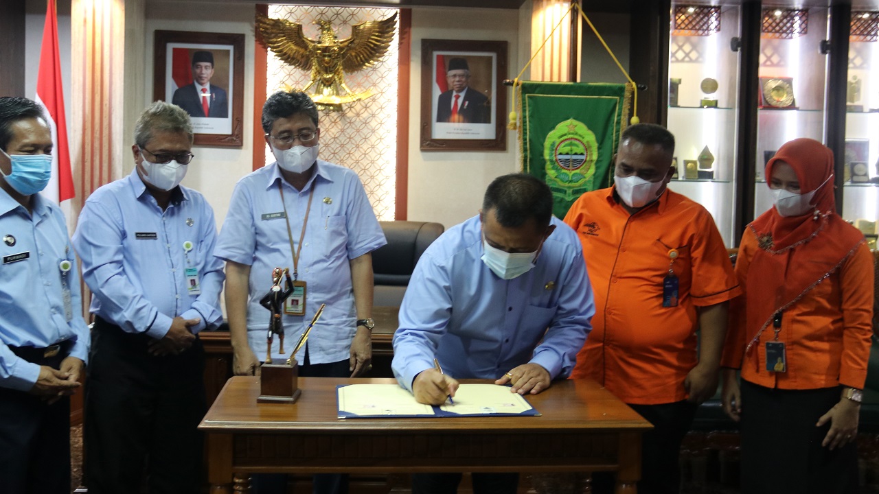 Layanan Delivery Order Adminduk di Masa Pandemi, Pemkab Bantul Gandeng PT Pos Indonesia
