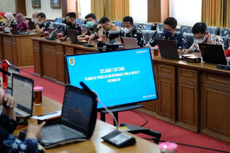 Penguatan Layanan Informasi Publik, Diskominfo Klaten Gelar Bimtek Optimalisasi Website