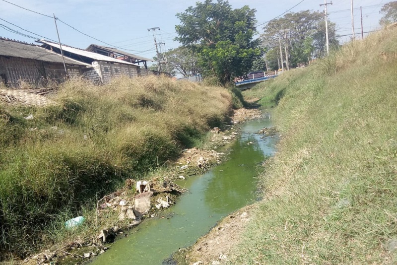 M Nur Sukarno temukan sungai tercemar limbah di Desa Ketitang Wetan