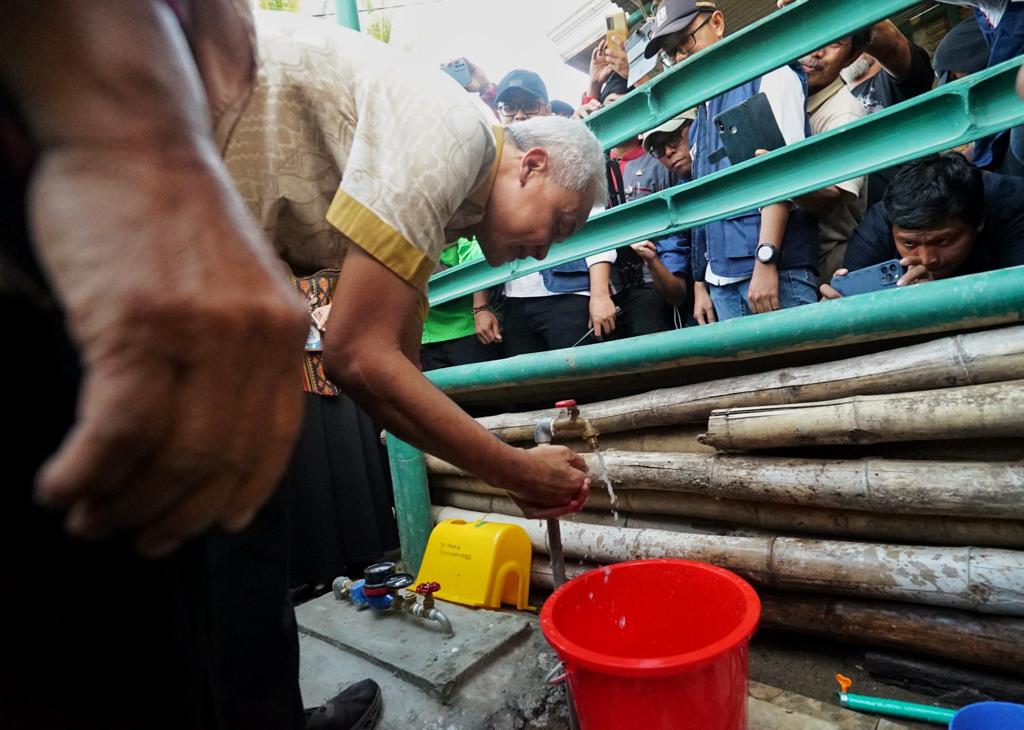 Puluhan Tahun Kekeringan, Pemprov Jateng bangun SPAM di Kampung Laut Cilacap