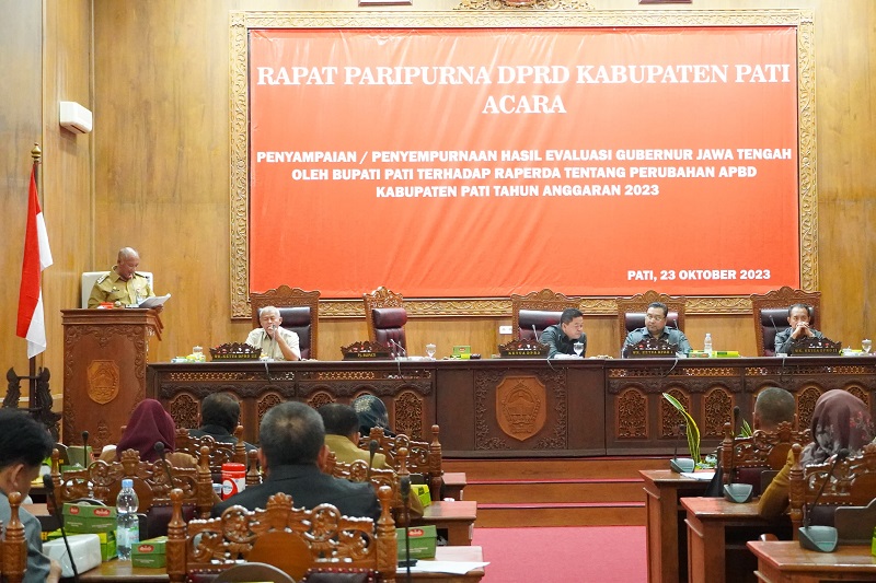DPRD Pati bahas evaluasi gubernur atas Perubahan APBD 2023